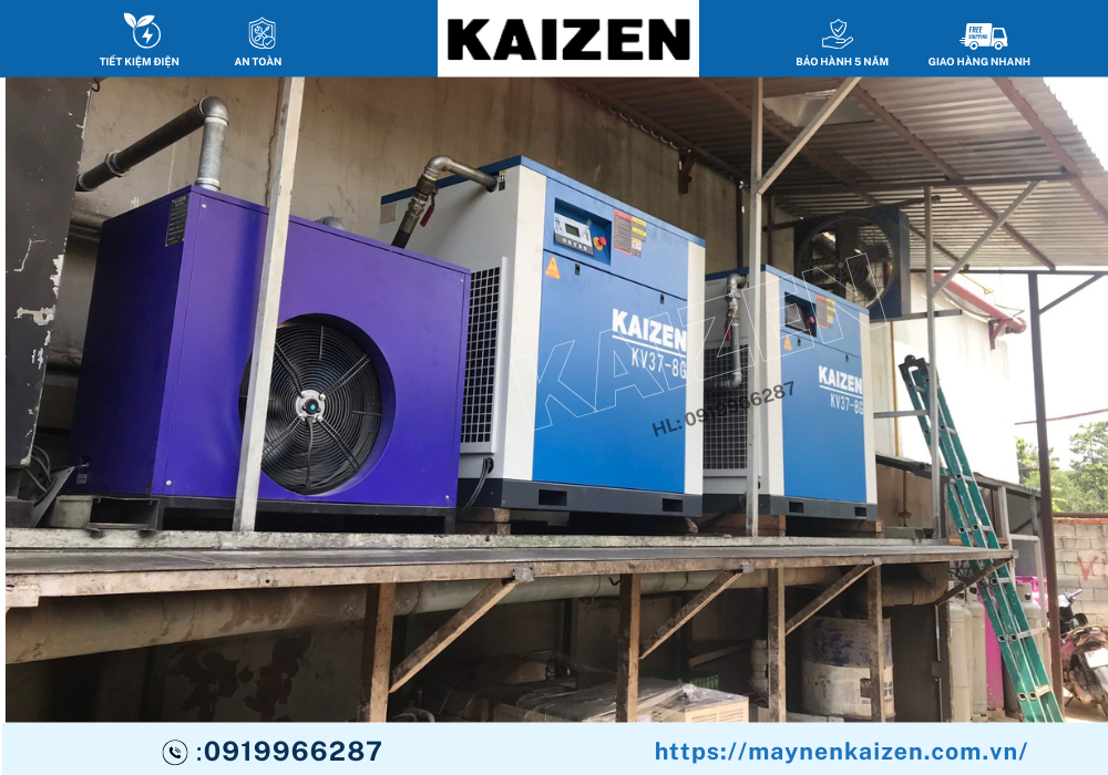 CÁCH XỬ LÝ MÁY NÉN KHÍ TRỤC VÍT BỊ RA DẦU