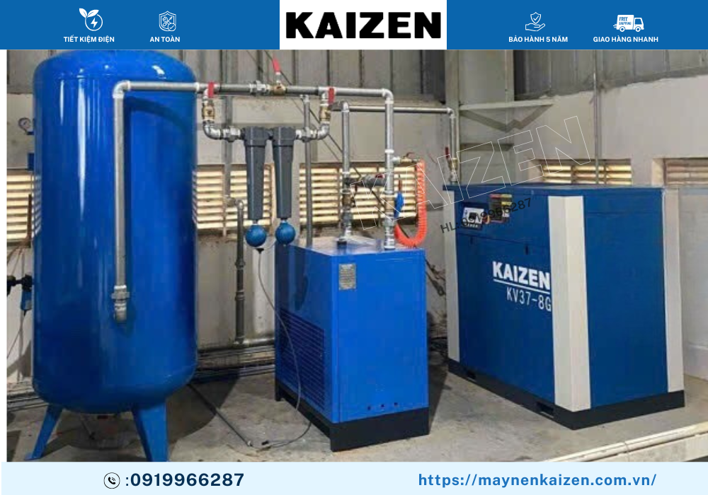 CÁCH XỬ LÝ MÁY NÉN KHÍ TRỤC VÍT BỊ RA DẦU