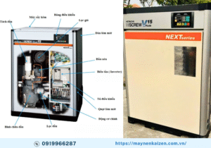 MÁY NÉN KHÍ HITACHI 15KW 20HP
