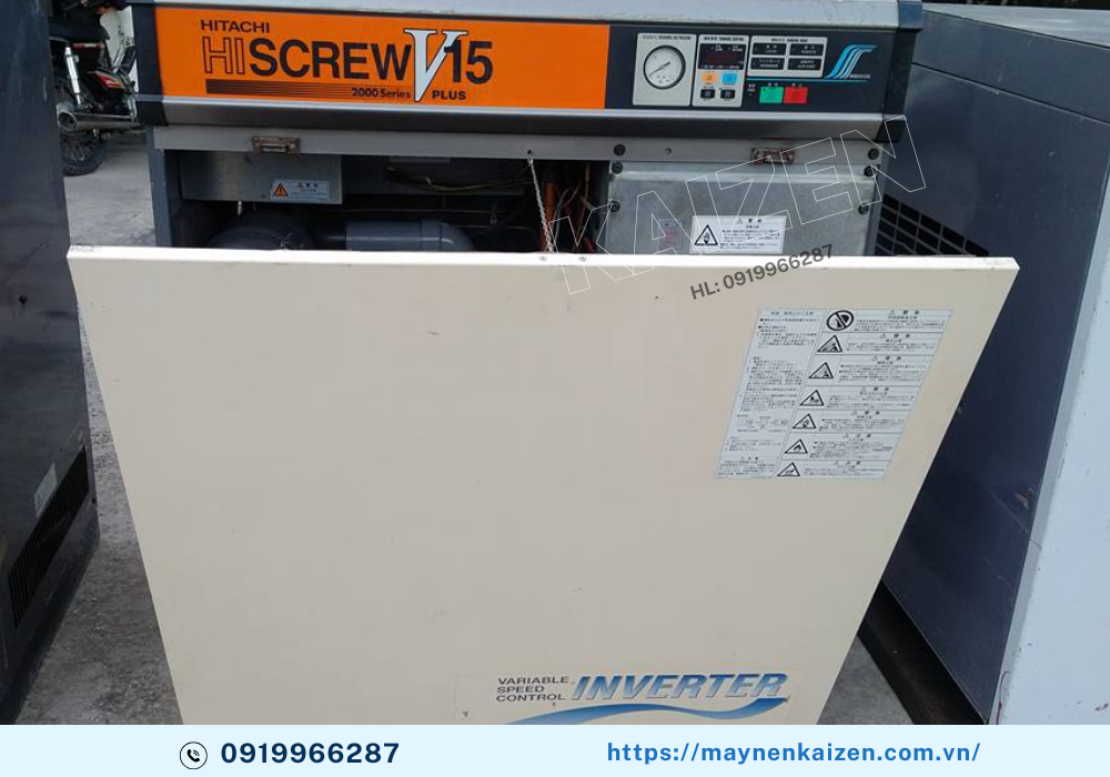 MÁY NÉN KHÍ HITACHI 15KW 20HP