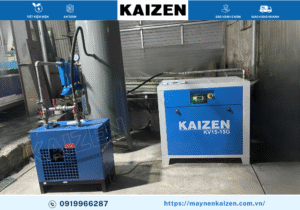 MÁY NÉN KHÍ TRỤC VÍT 20HP 15KW Kaizen