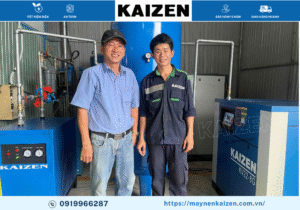 MÁY NÉN KHÍ TRỤC VÍT 30HP 22KW KAIZEN