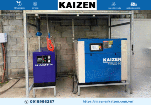 MÁY NÉN KHÍ TRỤC VÍT 30HP 22KW KAIZEN