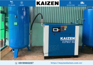 MÁY NÉN KHÍ TRỤC VÍT 50HP 37KW KAIZEN