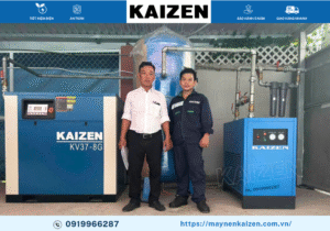MÁY NÉN KHÍ TRỤC VÍT 50HP 37KW KAIZEN