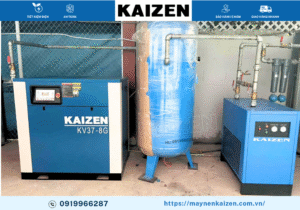 MÁY NÉN KHÍ TRỤC VÍT 50HP 37KW KAIZEN