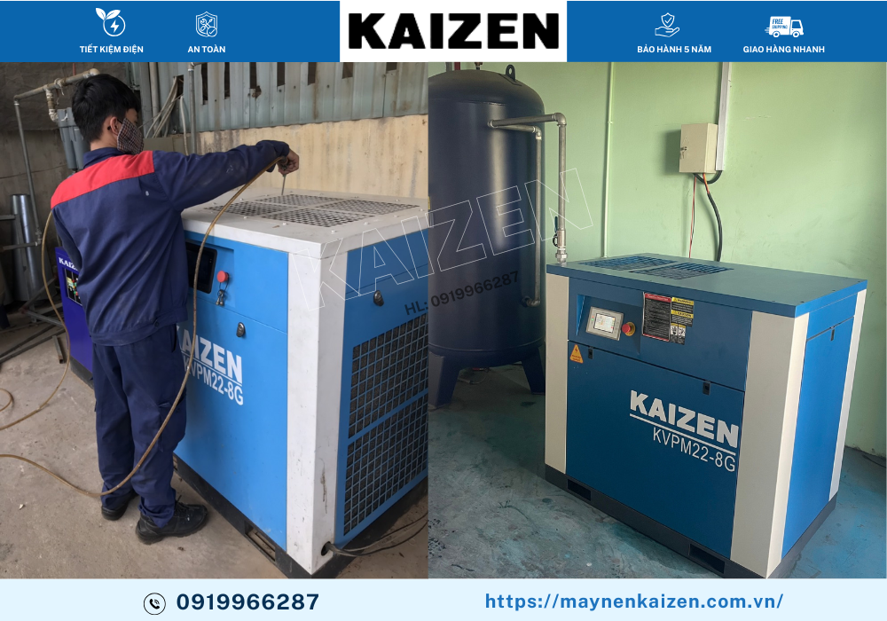 MÁY NÉN KHÍ TRỤC VÍT KAIZEN