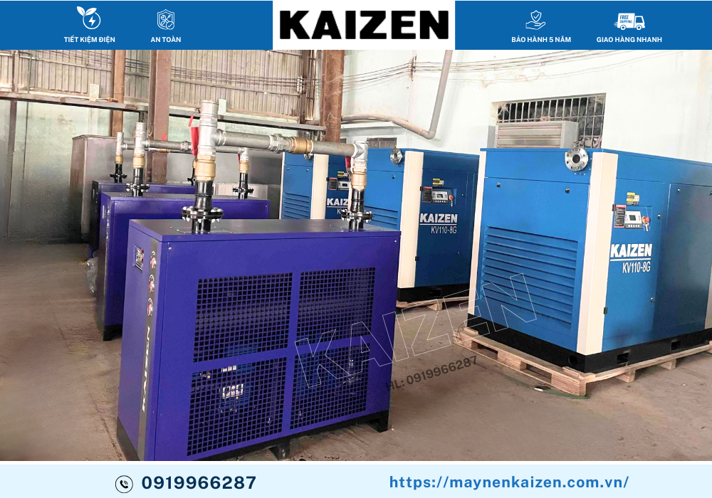 MÁY NÉN KHÍ TRỤC VÍT KAIZEN