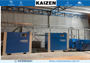 MÁY NÉN KHÍ TRỤC VÍT 120HP 90KW KAIZEN