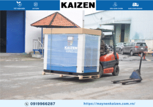 MÁY NÉN KHÍ TRỤC VÍT 150HP 110KW KAIZEN