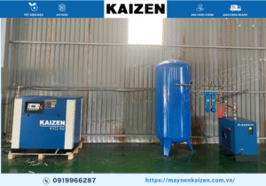 MÁY NÉN KHÍ TRỤC VÍT 150HP 110KW KAIZEN