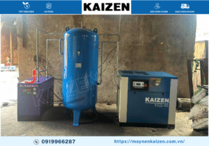 MÁY NÉN KHÍ TRỤC VÍT 40HP 30KW KAIZEN