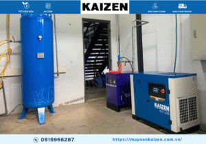 MÁY NÉN KHÍ TRỤC VÍT 40HP 30KW KAIZEN