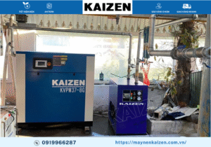 MÁY NÉN KHÍ TRỤC VÍT 40HP 30KW KAIZEN
