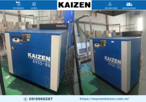 MÁY NÉN KHÍ TRỤC VÍT 75HP 55KW KAIZEN