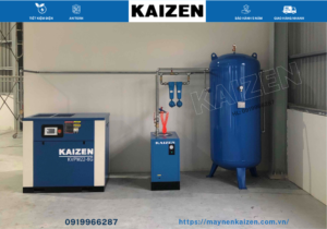 MÁY NÉN KHÍ 15HP 11KW BIẾN TẦN KAIZEN