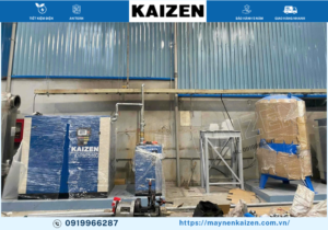 MÁY NÉN KHÍ 250HP 185KW BIẾN TẦN KAIZEN
