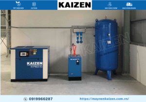 MÁY NÉN KHÍ 300HP 220KW BIẾN TẦN KAIZEN