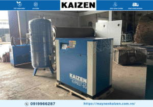 MÁY NÉN KHÍ 10HP 7.5KW BIẾN TẦN KAIZEN