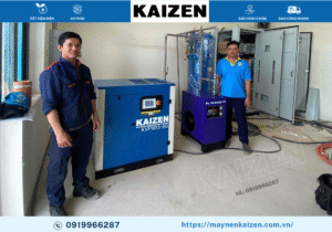 MÁY NÉN KHÍ 20HP 15KW BIẾN TẦN KAIZEN