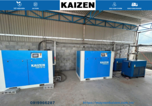 MÁY NÉN KHÍ 150HP 110KW BIẾN TẦN KAIZEN