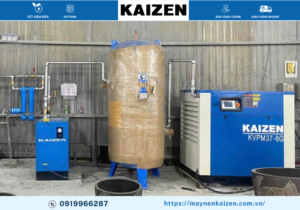 MÁY NÉN KHÍ 150HP 110KW BIẾN TẦN KAIZEN