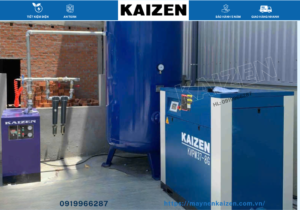 MÁY NÉN KHÍ 120HP 90KW BIẾN TẦN KAIZEN