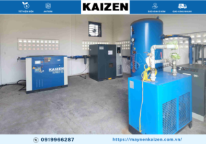 MÁY NÉN KHÍ 75HP 55KW BIẾN TẦN KAIZEN