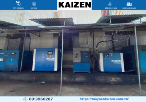 MÁY NÉN KHÍ 75HP 55KW BIẾN TẦN KAIZEN