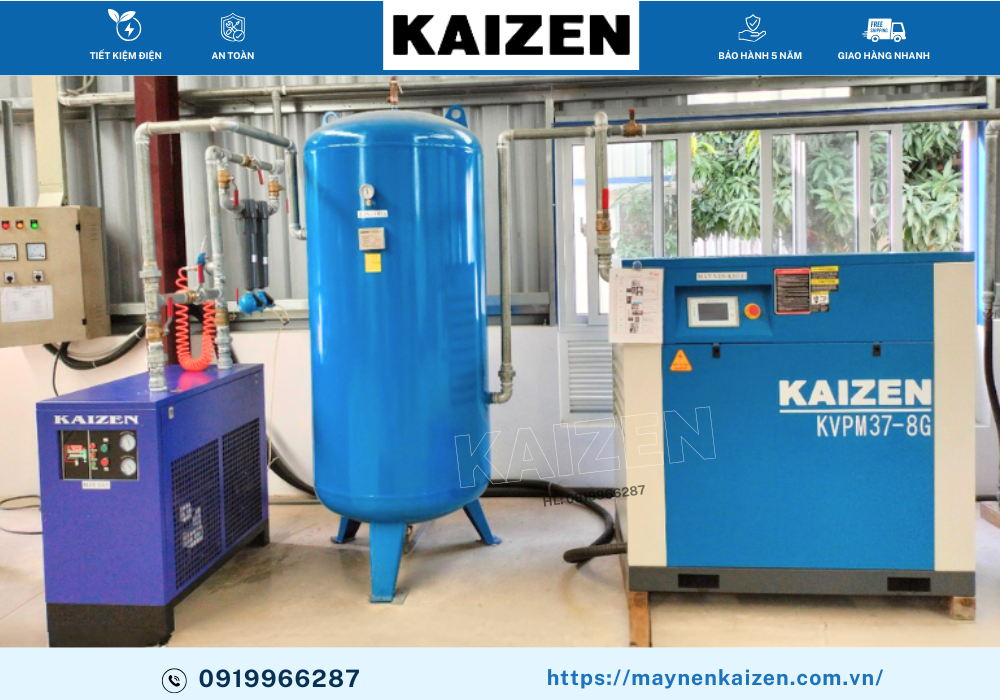 TOP 5 LOẠI MÁY NÉN KHÍ KAIZEN BÁN CHẠY NHẤT