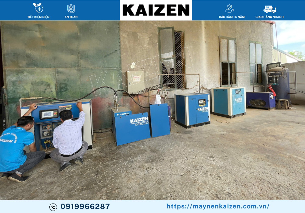 TOP 5 LOẠI MÁY NÉN KHÍ KAIZEN BÁN CHẠY NHẤT