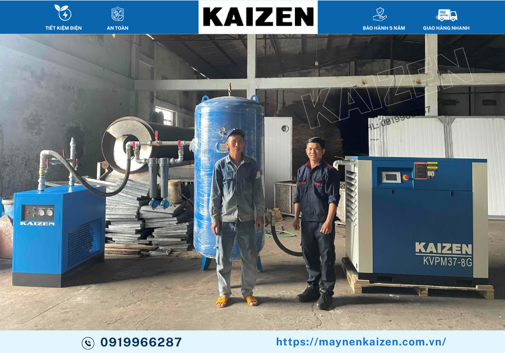 TOP 5 LOẠI MÁY NÉN KHÍ KAIZEN BÁN CHẠY NHẤT