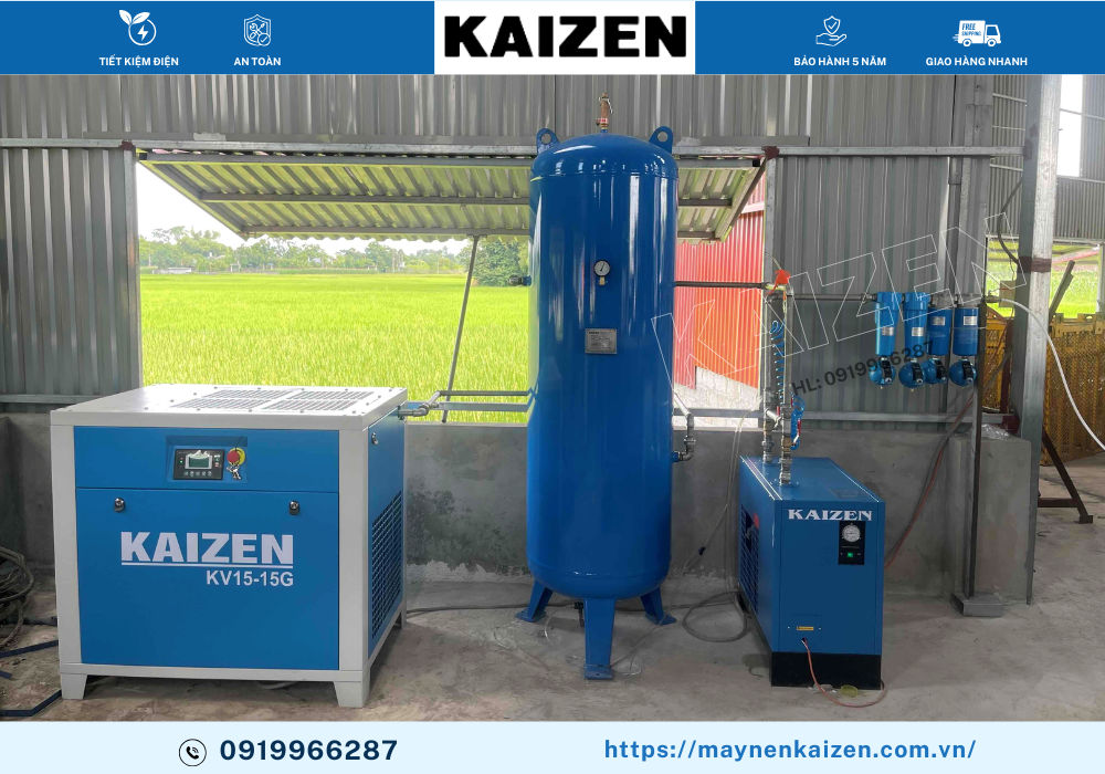 TOP 5 LOẠI MÁY NÉN KHÍ KAIZEN BÁN CHẠY NHẤT
