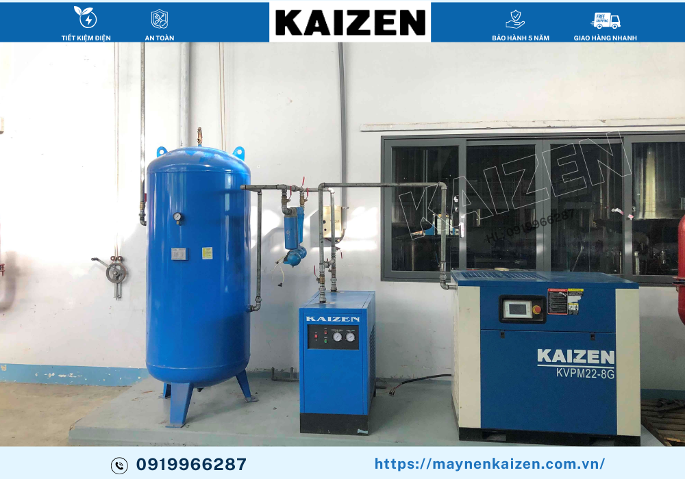 8 CÁCH KHẮC PHỤC MÁY NÉN KHÍ TRỤC VÍT THIẾU ÁP