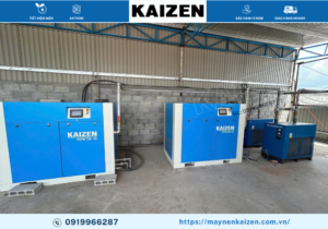 MÁY NÉN KHÍ 100HP 75KW BIẾN TẦN