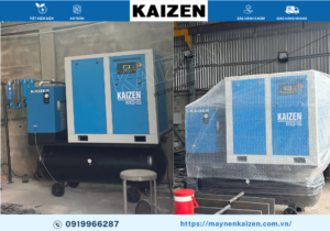 MÁY NÉN KHÍ 20HP 15KW TÍCH HỢP