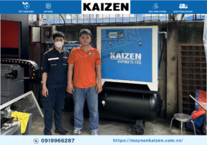 MÁY NÉN KHÍ 20HP 15KW TÍCH HỢP
